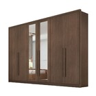 Guarda-roupa Casal 100% Mdf 06 Portas 06 Gavetas Com Espelho
