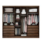 Guarda-roupa Casal 100% Mdf 06 Portas 08 Gavetas Zurick Cacau