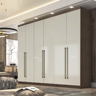 Guarda-roupa Casal 100% Mdf 06 Portas 08 Gavetas Zurick Cacau