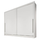 Guarda Roupa Casal 100% Mdf 2 Portas 4 Gavetas - Geom -branco