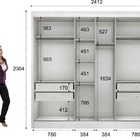 Guarda Roupa Casal 100% Mdf 2 Portas 4 Gavetas - Orion-branco