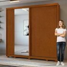 Guarda-roupa Casal 100% Mdf 2 Portas 4 Gavetas Velaris Com Es