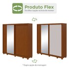 Guarda-roupa Casal 100% Mdf 2 Portas 4 Gavetas Velaris Com Es