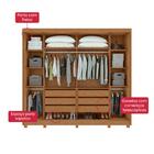 Guarda-roupa Casal 100% Mdf 2 Portas 6 Gavetas Easy Max Com P
