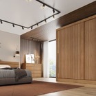 Guarda Roupa Casal 100% Mdf 2 Portas 6 Gavetas - Orion-cumaru