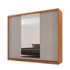 Guarda-roupa Casal 100% Mdf 3 Portas De Correr 2 Gavetas E Es