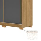 Guarda-roupa Casal 100% Mdf 3 Portas De Correr 4 Gavetas Port