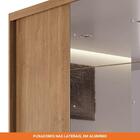 Guarda-roupa Casal 100% Mdf 3 Portas De Correr Com Espelho 6