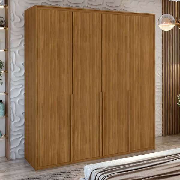 Guarda-roupa Casal 100% Mdf 4 Portas 3 Gavetas Imperatore Móv