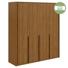 Guarda-roupa Casal 100% Mdf 4 Portas 3 Gavetas Imperatore Móv