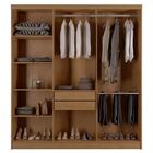 Guarda-roupa Casal 100% Mdf 6 Portas 2 Gavetas E 8 Nichos Haw