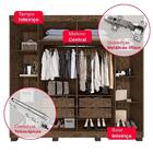 Guarda-roupa Casal 100% Mdf 6 Portas 4 Gavetas Londres Prime