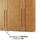 Guarda-roupa Casal 100% Mdf 6 Portas 6 Gavetas E 11 Nichos Lu
