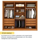 Guarda Roupa Casal 100% Mdf 6 Portas 6 Gavetas Estrela 274cm