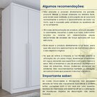 Guarda Roupa Casal 100% Mdf 6 Portas 6 Gavetas Estrela 274cm
