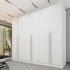 Guarda Roupa Casal 100% Mdf 6 Portas 6 Gavetas Estrela 274cm