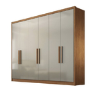 Guarda Roupa Casal 100% Mdf 6 Portas 6 Gavetas - Rizon -cumar