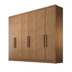 Guarda Roupa Casal 100% Mdf 6 Portas 8 Gavetas - Rizon -cumar