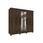 Guarda-roupa Casal 100% Mdf 6 Portas Com Espelho 4 Gavetas Lo