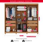 Guarda-roupa Casal 100% Mdf 6 Portas E 4 Gavetas Espanha Com