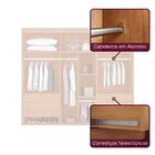 Guarda-roupa Casal 100% Mdf 6 Portas E 6 Gavetas Olimpo Natur