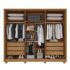 Guarda-roupa Casal 100% Mdf 6 Portas E 6 Gavetas Premium Com