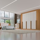 Guarda Roupa Casal 100% Mdf 8 Portas 8 Gavetas - Daymont - Mó