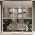 Guarda Roupa Casal 100% Mdf Bp Com 3 Portas Espelho Zermatt B