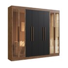 Guarda Roupa Casal 100% Mdf Chicago 68500 8 Portas 4 Gavetas