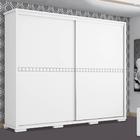 Guarda Roupa Casal 100% Mdf Com 2 Portas De Correr Cadenza Br