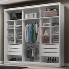 Guarda-roupa Casal 100% Mdf Com Espelho 2 Portas 6 Gavetas Im