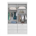 Guarda Roupa Casal 100% Mdf Com Espelho 2 Portas De Correr 6