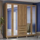 Guarda-roupa Casal 100% Mdf Kappesberg 16 Espelhos 6 Portas 4