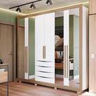 Guarda-roupa Casal 100% Mdf Kappesberg 16 Espelhos 6 Portas 4