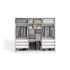 Guarda-roupa Casal 100% Mdf Kappesberg 3 Pts 6 Gav Branco/nog