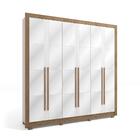 Guarda-roupa Casal 100% Mdf Kappesberg 6 Portas Com Espelhos