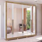 Guarda-roupa Casal 100% Mdf Kappesberg 6 Portas Com Espelhos
