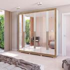 Guarda-roupa Casal 100% Mdf Kappesberg 6 Portas Com Espelhos