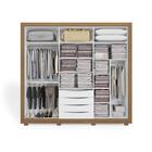 Guarda-roupa Casal 100% Mdf Kappesberg 8 Espelhos 6 Portas 4