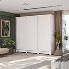 Guarda-roupa Casal 100% Mdf Kappesberg C/pés 3 Portas De Corr