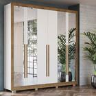 Guarda-roupa Casal 100% Mdf Kappesberg C/pés E 16 Espelhos 6
