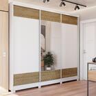 Guarda-roupa Casal 100% Mdf Kappesberg C/pés E 3 Espelhos 3 P