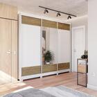 Guarda-roupa Casal 100% Mdf Kappesberg C/pés E 3 Espelhos 3 P