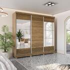 Guarda-roupa Casal 100% Mdf Kappesberg C/pés E 6 Espelhos 3 P
