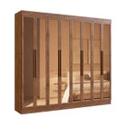 Guarda Roupa Casal 100% Mdf Los Angeles 8 Portas Reflecta 4 G