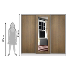 Guarda Roupa Casal 100% Mdf Madesa Eros 3 Portas De Correr Co