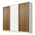 Guarda Roupa Casal 100% Mdf Madesa Royale 3 Portas De Correr