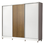 Guarda Roupa Casal 100% Mdf Madesa Royale 3 Portas De Correr