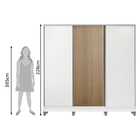 Guarda Roupa Casal 100% Mdf Madesa Royale 3 Portas De Correr