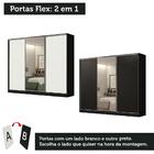 Guarda Roupa Casal 100% Mdf Madesa Royale 3 Portas De Correr